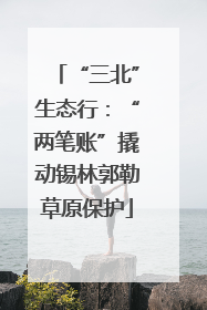 “三北”生态行：“两笔账”撬动锡林郭勒草原保护