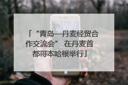“青岛—丹麦经贸合作交流会” 在丹麦首都哥本哈根举行