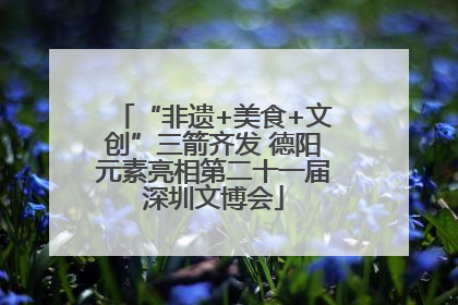 “非遗+美食+文创”三箭齐发 德阳元素亮相第二十一届深圳文博会