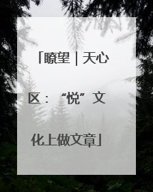 瞭望｜天心区：“悦”文化上做文章