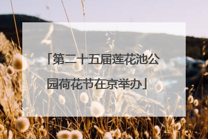 第二十五届莲花池公园荷花节在京举办
