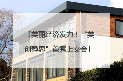 美丽经济发力！“美创静界”首秀上交会