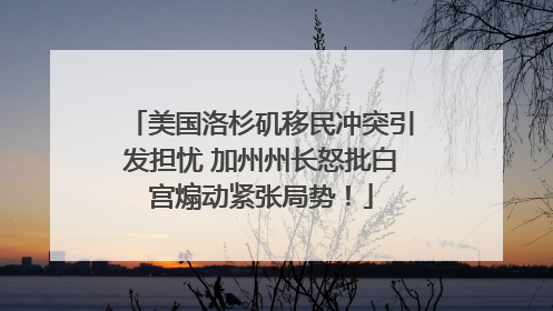 美国洛杉矶移民冲突引发担忧 加州州长怒批白宫煽动紧张局势!