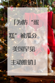 为防“蛋糕”被瓜分 美国罕见主动推销