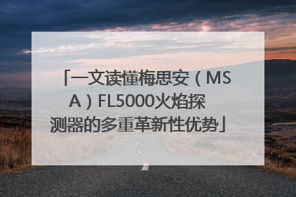 一文读懂梅思安（MSA）FL5000火焰探测器的多重革新性优势
