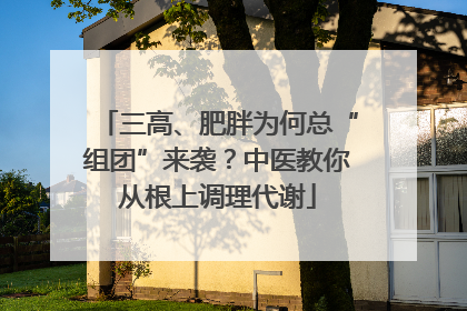 三高、肥胖为何总“组团”来袭？中医教你从根上调理代谢