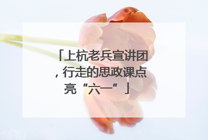 上杭老兵宣讲团，行走的思政课点亮“六一”
