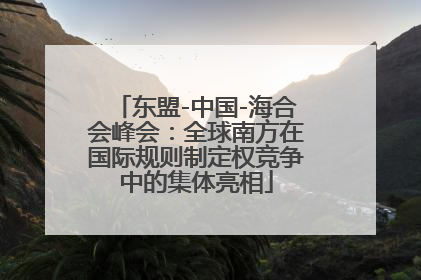 东盟-中国-海合会峰会：全球南方在国际规则制定权竞争中的集体亮相