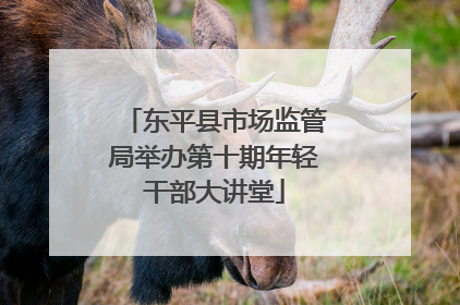 东平县市场监管局举办第十期年轻干部大讲堂