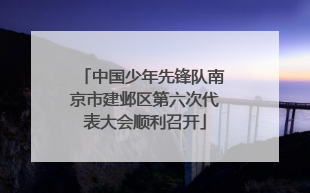 中国少年先锋队南京市建邺区第六次代表大会顺利召开