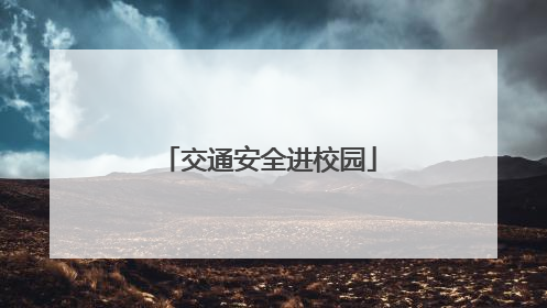 交通安全进校园