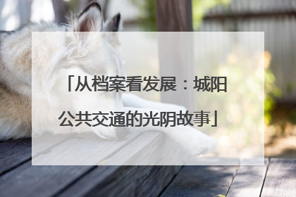 从档案看发展：城阳公共交通的光阴故事