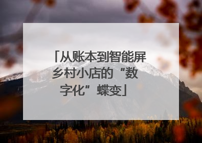 从账本到智能屏 乡村小店的“数字化”蝶变