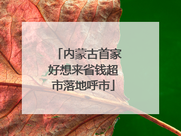 内蒙古首家好想来省钱超市落地呼市