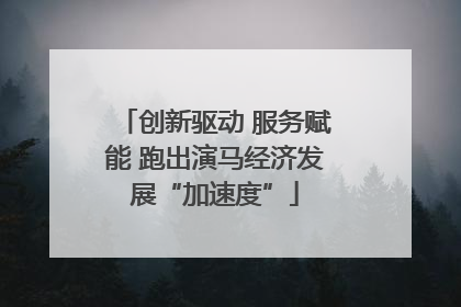 创新驱动 服务赋能 跑出演马经济发展“加速度”