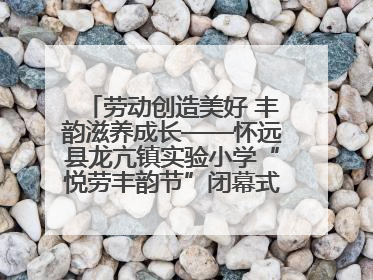 劳动创造美好 丰韵滋养成长——怀远县龙亢镇实验小学“悦劳丰韵节”闭幕式圆满举行