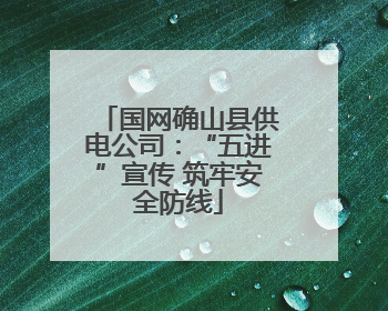国网确山县供电公司：“五进”宣传 筑牢安全防线