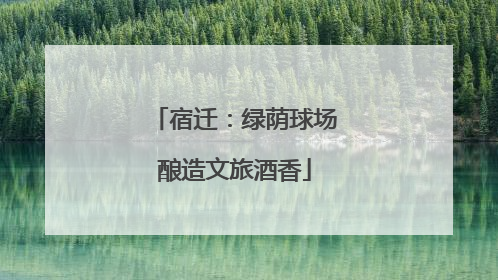 宿迁：绿荫球场酿造文旅酒香