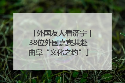 外国友人看济宁｜38位外国嘉宾共赴曲阜“文化之约”