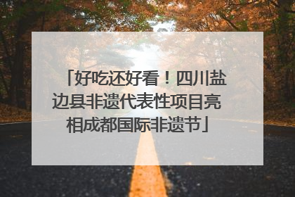好吃还好看！四川盐边县非遗代表性项目亮相成都国际非遗节