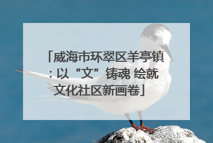 威海市环翠区羊亭镇：以“文”铸魂 绘就文化社区新画卷