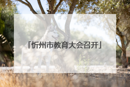 忻州市教育大会召开