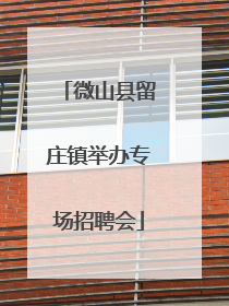 微山县留庄镇举办专场招聘会