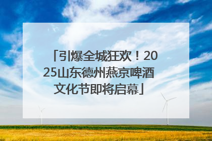 引爆全城狂欢！2025山东德州燕京啤酒文化节即将启幕