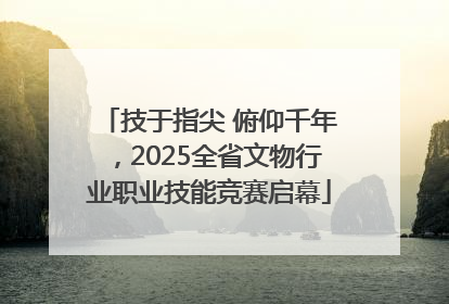 技于指尖 俯仰千年，2025全省文物行业职业技能竞赛启幕