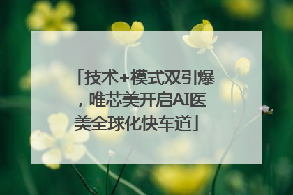 技术+模式双引爆，唯芯美开启AI医美全球化快车道