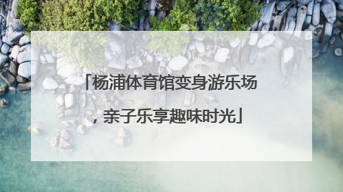 杨浦体育馆变身游乐场，亲子乐享趣味时光