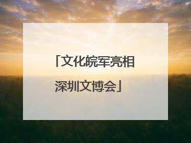 文化皖军亮相深圳文博会
