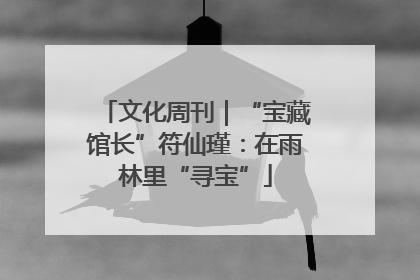 文化周刊｜“宝藏馆长”符仙瑾：在雨林里“寻宝”