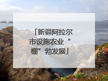 新疆阿拉尔市设施农业“棚”勃发展