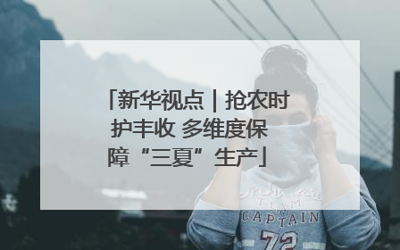 新华视点｜抢农时 护丰收 多维度保障“三夏”生产