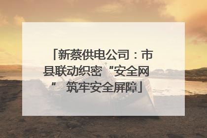 新蔡供电公司：市县联动织密“安全网” 筑牢安全屏障