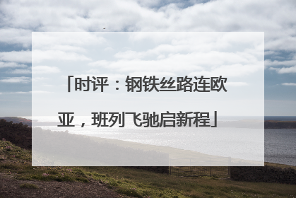 时评：钢铁丝路连欧亚，班列飞驰启新程