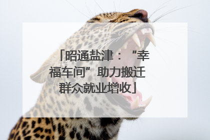 昭通盐津：“幸福车间”助力搬迁群众就业增收