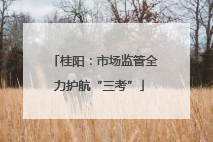 桂阳：市场监管全力护航“三考”