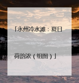 永州冷水滩：夏日荷韵浓（组图）