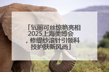氧丽可丝惊艳亮相2025上海美博会，修缇纱滚针引领科技护肤新风尚