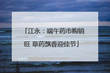 江永：端午药市购销旺 草药飘香迎佳节
