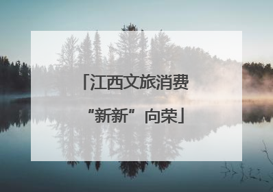 江西文旅消费“新新”向荣