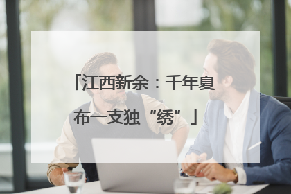 江西新余：千年夏布一支独“绣”