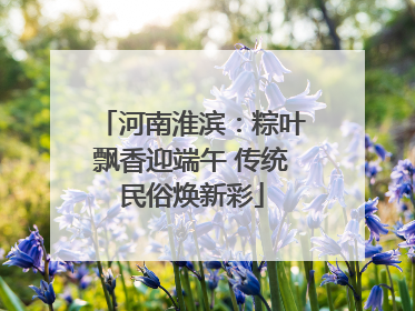 河南淮滨：粽叶飘香迎端午 传统民俗焕新彩