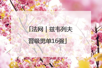 法网｜兹韦列夫晋级男单16强