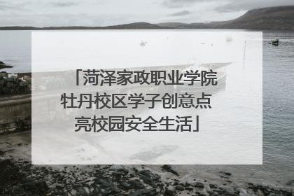 菏泽家政职业学院牡丹校区学子创意点亮校园安全生活