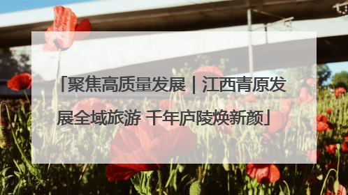 聚焦高质量发展｜江西青原发展全域旅游 千年庐陵焕新颜