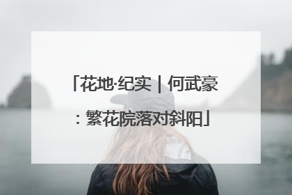 花地·纪实｜何武豪：繁花院落对斜阳