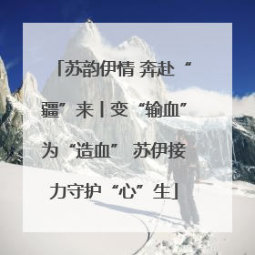 苏韵伊情 奔赴“疆”来丨变“输血”为“造血” 苏伊接力守护“心”生